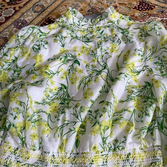 Alice and Olivia Callico Blouse Sz Medium - Picture 8 of 12